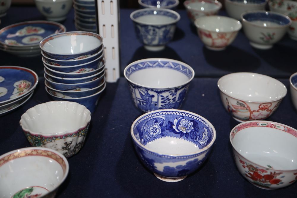 A collection of assorted Chinese teawares